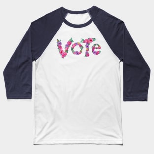 Vote (Music Festival Flower Crowns) Baseball T-Shirt